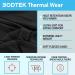 Bodtek Women's Thermal Underwear Pants | Fleece Lined Base Layer Bottom - Black, Medium - Buy Online on SooperMarket.com