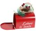Alipis 1pc Decorative Hanging Decor Ornament Festival Home Tree Decoration Pendant Nice Iron Mail Xmas Red 9X9CM
