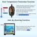Hitauing Aquarium Heater 500W - Over Temperature Protection Auto Shutdown for Fresh & Saltwater (300-500L) - 50W/100W/300W Options Available - Buy Online on SooperMarket.com