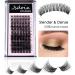 Jsdoin Cluster Lashes 84 Pcs C/D Curl 8-16mm Length DIY Eyelash Extensions - Natural & Mega Styles - Buy Online on SooperMarket.com