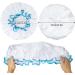 G2PLUS 2PCS Large Shower Cap for Long Hair - 32CM Clear Reusable Elastic Bath Cap for Women and Girls - Ideal for Spa and Home Use - Buy Online on SooperMarket.com