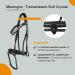 Marengos Soft Crystal Bridle for Horses & Ponies | Anatomically Shaped English Leather Bridle & Accessories in Black - Buy Online on SooperMarket.com