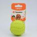 Laroo Dog Toys - Durable Natural Rubber Squeaker Football for Small & Large Dogs (6.5cm Green) - International Shipping Available - Buy Online on SooperMarket.com