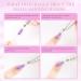 Small Sanding Bands for Nail Drill - 100Pcs 180 Grit Mini Sanding Bands with 3.1mm Mandrel Bits for Acrylic & Gel Manicures (Purple - Buy Online on SooperMarket.com