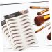 Mikinona 9 Sheets Waterproof Eyebrow Stickers Eyebrow Stickers Waterproof Brown False Eyebrows Cosmetics Hair 21x14.7cm Brown - Buy Online on SooperMarket.com