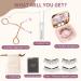 Buy 4D Magnetic Eyelashes Without Eyeliner | Reusable Dual Magnetic Lashes with Applicator - Easy to Wear & Natural Look - Buy Online on SooperMarket.com