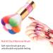 2Pcs Colorful Nail Art Dust Brush Remover for Acrylic & UV Gel Nails with Rhinestone Handle - Buy Online on SooperMarket.com
