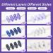 Beauty7 UV Nail Polish Set 6 Colours 7 ml Manicure Gift for Beginners Nail Art Salon DIY Gel Polish Shellac Nail Polish UV Gel Set for Nail Design Misty Ice - Buy Online on SooperMarket.com