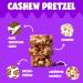 AHEAD Cereal Nut Bars 70% less Sugar* | Chocolate coated Keto Bars 0g added sugar - 12x35g - With Cashew Pretzel & Dark Chocolate - Gluten Free Keto Snacks for Diabetics Cashew Pretzel 12 count (Pack of 1) - Buy Online on SooperMarket.com