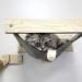 HeyKitten Stud Mounted Cat Hammock & Climbing Stairs Combo - Lounging, Napping, Playing & Jumping Solution - Buy Online on SooperMarket.com