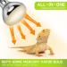 REPTI HOME Reptile Heat Lamp 125W Full Spectrum UVA UVB Sun Lamp Simulate Natural Sunlight Heat Lamp Bulb for Reptile and Amphibian Sun Light 125W - Buy Online on SooperMarket.com