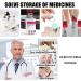 Insulin refrigerated Box Medicine Refrigerator Insulin Cooler Car Refrigerator Portable Mini Medicine Fridge for Eye Drops/Interferon/Drug Storage White-220V-Battery*1 Battery*1 White - Buy Online on SooperMarket.com