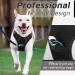 Eagloo Large Dog Harness - Adjustable No-Pull Chest Harness with Reflective Strips for Labrador - Anti-Train Control Black (1 Pack) - Buy Online on SooperMarket.com
