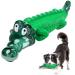 Aleath Indestructible Dog Chew Toys: Dog Toy for Large Medium Breed Dog - Dog Toys for Aggressive Chewers - Tough Dog Toys Green