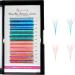 DIY Colored Gradient Lash Extensions 4 Colors Easy Fan 0.07mm D Curl 12mm 14mm 16mm Rainbow Eyelash Faux Mink Volume Eyelashes for Home and Salon Use Beauty7 - Buy Online on SooperMarket.com