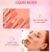 Set of 4 Natural Cream Liquid Blush Highlighter Makeup Sticks - Pink and Red Cheek Tint Collection - Buy Online on SooperMarket.com