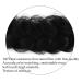 STHEJFB Braid Headband - Messy Wide Chunky Fluffy Hairpiece - Black 1B - Buy Online on SooperMarket.com