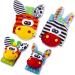 4PC Baby Rattling Toys Set - Plush Wrist & Socks Rattles for Newborn Development | Ideal Gift for 0-12 Months Boys & Girls - Buy Online on SooperMarket.com