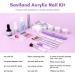 SAVILAND Acrylic Nail Kit with Drill - Complete Professional Set for Beginners | 45g Acrylic Powder 50ml Liquid Nail Brush & Tools - Buy Online on SooperMarket.com