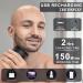 Hatteker Blad Head Shavers for Men Magnetic Electric Razor for Bald Men IPX6 Waterproof Wet Dry Mens Trimmer Cordless Rotary Shaver Razor Kit with LED Display(Blue) - Buy Online on SooperMarket.com