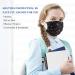Sooqoo 50 Pack Disposable Printed Face Mask - Individually Packaged Black/Gray - Buy Online on SooperMarket.com