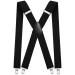 Aomig braces for men extra very wide 3.5 cm with very strong 4 metal clips adjustable and elastic unit size for men and women x style
