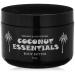 Coconut Essentials Moisturizing Body Butter - Coconut Oil  Vitamin E  Shea  Peppermint  Almond  Cocoa and Sunflower - for Beautiful and Glowing Skin!! 8 oz