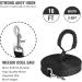 Training Leads for Dogs - Nylon Long Training Dog Leash Long Dog Recall Lead Long Line for Dog Tracking Training Long Lead Leash for Pet Recall Obedience with Comfortable Padded Handle (Black 5m/16ft) Black 5m/16ft - Buy Online on SooperMarket.com