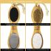 ICDI ICANdOIT Natural Bamboo Foot File Callus Remover - 4 in 1 Feet Pedicure Kit with Bristle Brush, Pumice Stone, Foot Rasp & Sand Paper - Foot Care Essential - Buy Online on SooperMarket.com