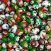 50 Milk Chocolate Novelty Christmas Ball Foil Christmas Chocolate Themed Sweet - Great As a Stocking Filler Xmas Party Gift or Tasty Sharing Treats for Women/Men/Kids/Mum/Dad