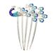 MUSISALY Diamond Phoenix Hair Comb Bride Hair Clip Rhinestone Barrette Comb Flower Girl Hair Clip Hair Combs for Women Bridal Headpieces for Wedding Flower Girl Barrette Wedding Hair Alloy
