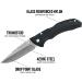 Buck Knives 284 Bantam One-Hand Opening Folding Knife in Black - Durable and Easy-to-Use - Buy Online on SooperMarket.com