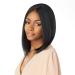 Sensationnel What Lace 13x6 Wig - Cloud 9 Synthetic Hair Hand Tied Preplucked Hairline Illusion Lace Front Wig - TYRINA (1B) - Buy Online on SooperMarket.com