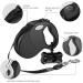 Dog Lead Retractable 5M Extendable Dog/Pet Leads/Leash with Waste Bag Dispenser and Poop Bags Extendable Tape Lead Belt for Dogs Pets Puppy up to 50KG/5m (110 lbs/16ft) 50kg-with waste bag Dispenser - Buy Online on SooperMarket.com
