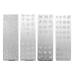 Beaupretty 4 leaves nail stamp board stamp plates for nail art nail stamp templates nail art-image template nail stencils vintage stamp steel nail polish steel plate