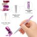 Hanyousheng 3 Pcs Nail Art Brushes Set - Fine Detail Paint Brush Pen for DIY & Professional Nail Art Design - Purple - Buy Online on SooperMarket.com
