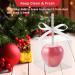 10+10 Candy Apple Kits AngleKai 10Pcs Bling Candy Apple Sticks/ 10Pcs Candy Apple Boxes/ 25 Yard Ribbon Rhinestone Caramel Apple Sticks Clear Candy Apple Boxes with Hole Silver White - Buy Online on SooperMarket.com