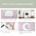 M&G House Newborn Photography Accessories Pillow Set - Half Moon and Star Pillows for Baby Photoshoot Props in White - Buy Online on SooperMarket.com