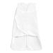 HALO Baby Sleeping Bag Swaddle | 1.5 TOG SleepSack | 100% Cotton White Sleeping Sack For Newborn Babies | Easy Zip Access Nappy Change | Wearable Blanket Grow Bag | Boys & Girls 4-6 Months White 3-6 Months