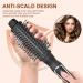 Buy Curling Iron Brush 1.5 Inch - Heated Thermal Brush for Loose Curls Dual Voltage Hairstyling Tool | Perfect Gift for Women & Girls (Silver/Black - Buy Online on SooperMarket.com