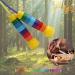 Adjustable 280cm Rainbow Skipping Rope for Kids - Wooden Handle Jump Rope in 7 Colors for Boys & Girls Fitness - Buy Online on SooperMarket.com