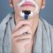 Men's 5-Blade Razor with Dual Lubrication, Precision Trimmer & 4 Cartridge Refills - Blue - Buy Online on SooperMarket.com
