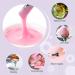 Saviland Build-Up Gel for Geln gel - 3Pcs 30g Clear Pink Nude Hard Gel Set with 100 Nail Shapes & Brush - Ultimate Nail Art Manicure Kit - Buy Online on SooperMarket.com