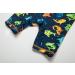 Bonverano Baby Boys Swimsuit - Short-Sleeve Zipper One Piece, UPF 50+ Sun Protection, Colorful Shark Design | 12-18 Months - Buy Online on SooperMarket.com