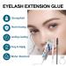 Clear Eyelash Extension Kit with Fast Drying Glue - Waterproof & Strong Hold - Includes Tweezer, Brush, and Glue Ring - 7g - Buy Online on SooperMarket.com