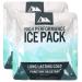 Arctic Zone High Performance Ice Pack for Lunch Boxes, Bags, or Coolers, Set of 2 - 250 grams each