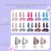 Ohuhu 12 Colors Gel Nail Polish Set with UV Light Kit - Glossy and Matte Top Coat - 36W UV LED Lamp - Soak Off Manicure Gift for Girls - Mothers Day Special - Buy Online on SooperMarket.com