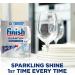Finish Quantum Infinity Shine Dishwasher Tablets Bulk | Scent : REGULAR | Size : 480 Dishwasher Tabs | For Sparkling Clean (Pack of 4) - Buy Online on SooperMarket.com