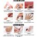 Splicing Flower French Press on Nails with Sequins Charms - Fake Nails for Women | Full Cover Coffin Spring Summer - Buy Online on SooperMarket.com
