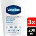 Vaseline Clinical Care Body Lotion healing moisturizing cream Extremely Dry Skin Rescue with moisturizing glycerin for 100% improvement of skin moisture 200 ml Pack of 3 - Buy Online on SooperMarket.com